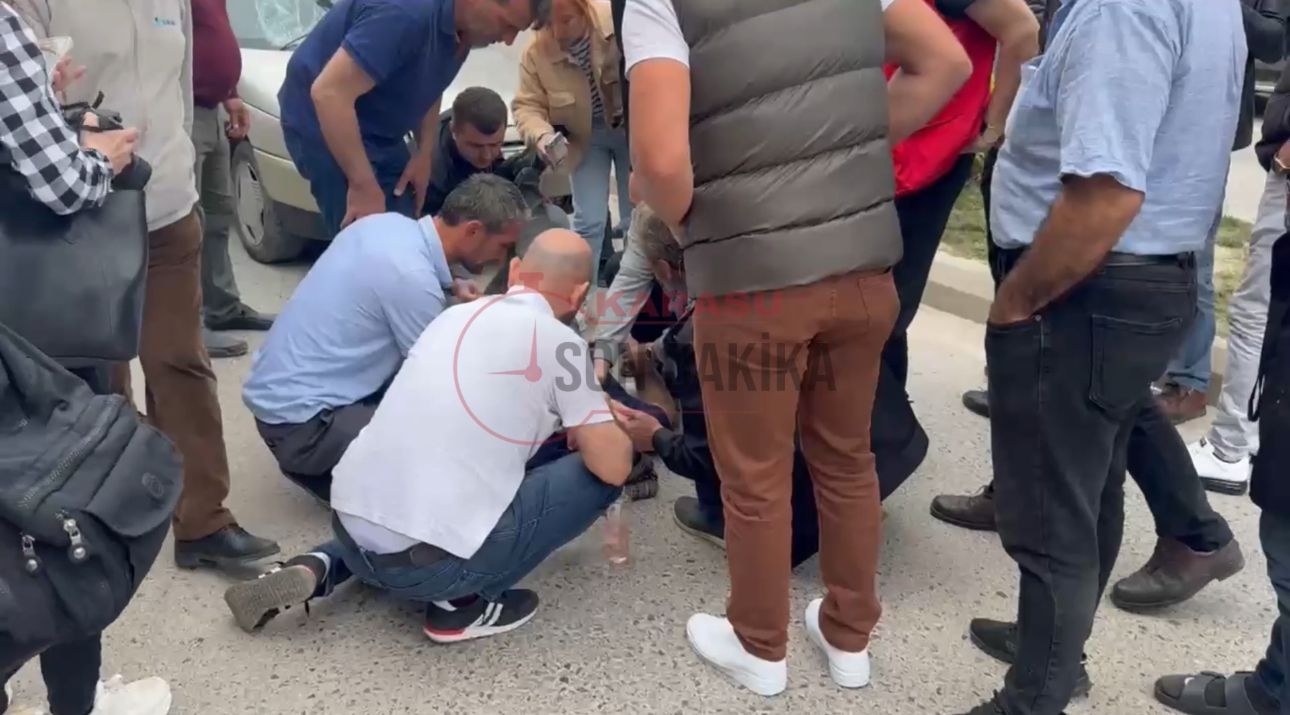Mevlanada Caddesinde Araç Yayaya Vurdu
