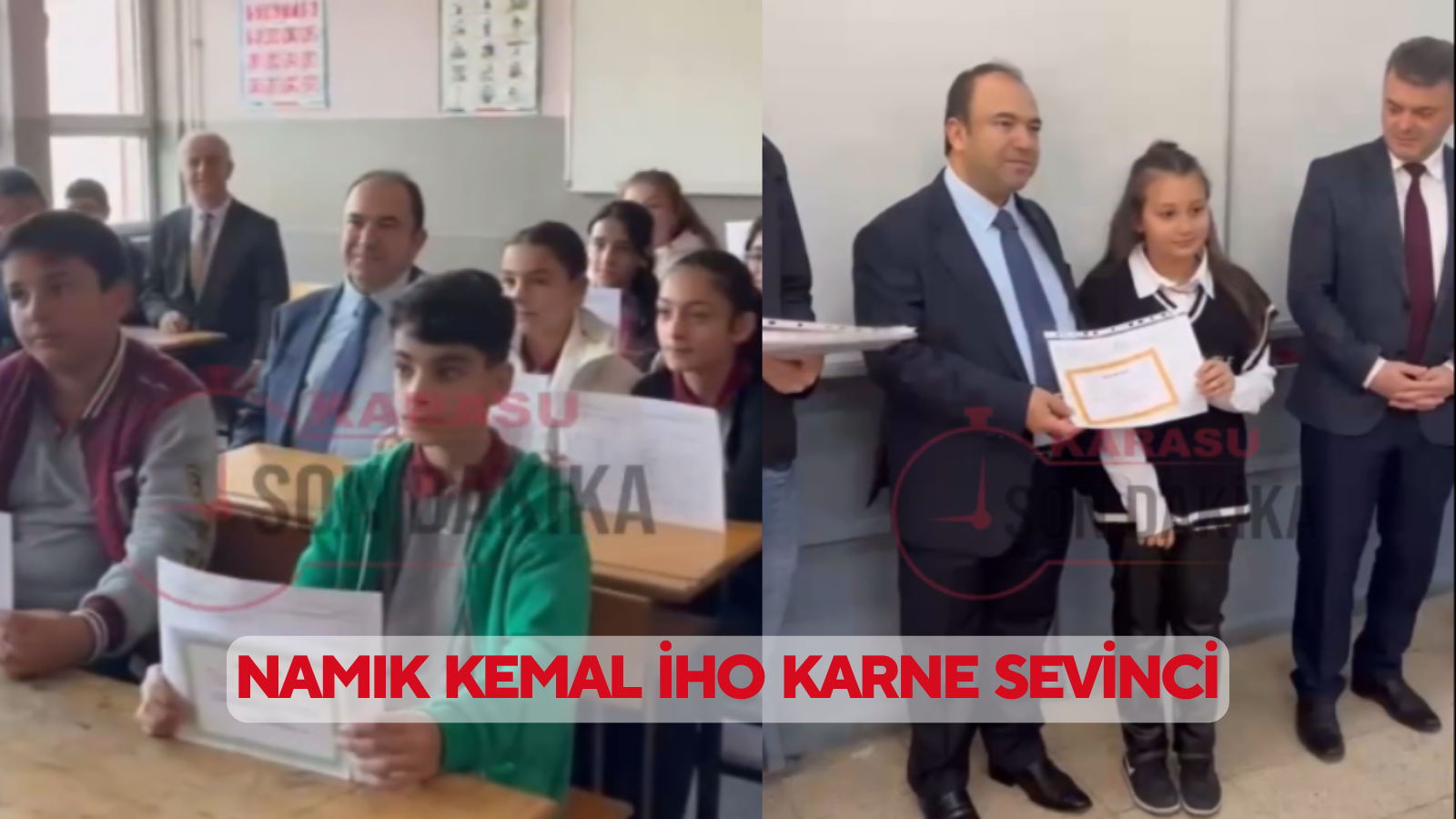 Namık Kemal İHO Karne Sevinci